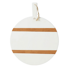 Load image into Gallery viewer, White Round Charcuterie Board - Becket Htich
