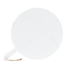 Load image into Gallery viewer, White Round Charcuterie Board Back - Becket Hitch
